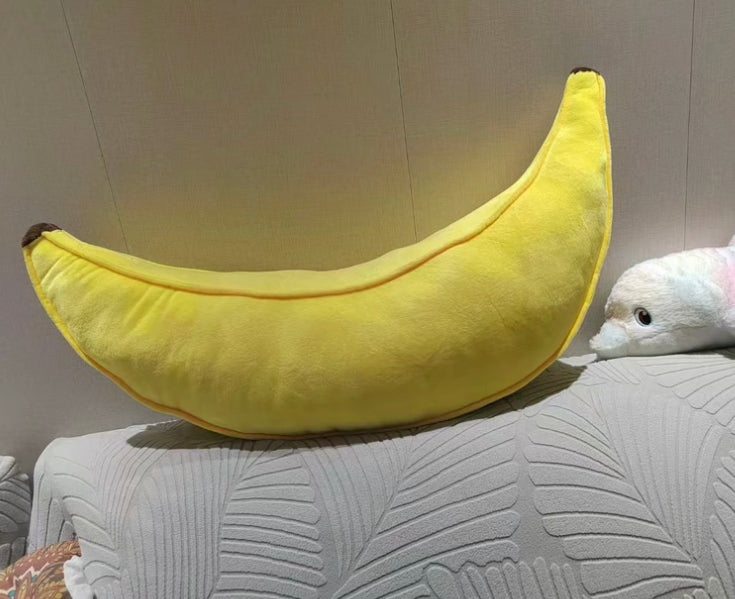“So Soft!” Banana Plush Pillow | Cute Banana Cushion for Students, Couch & Bedroom
