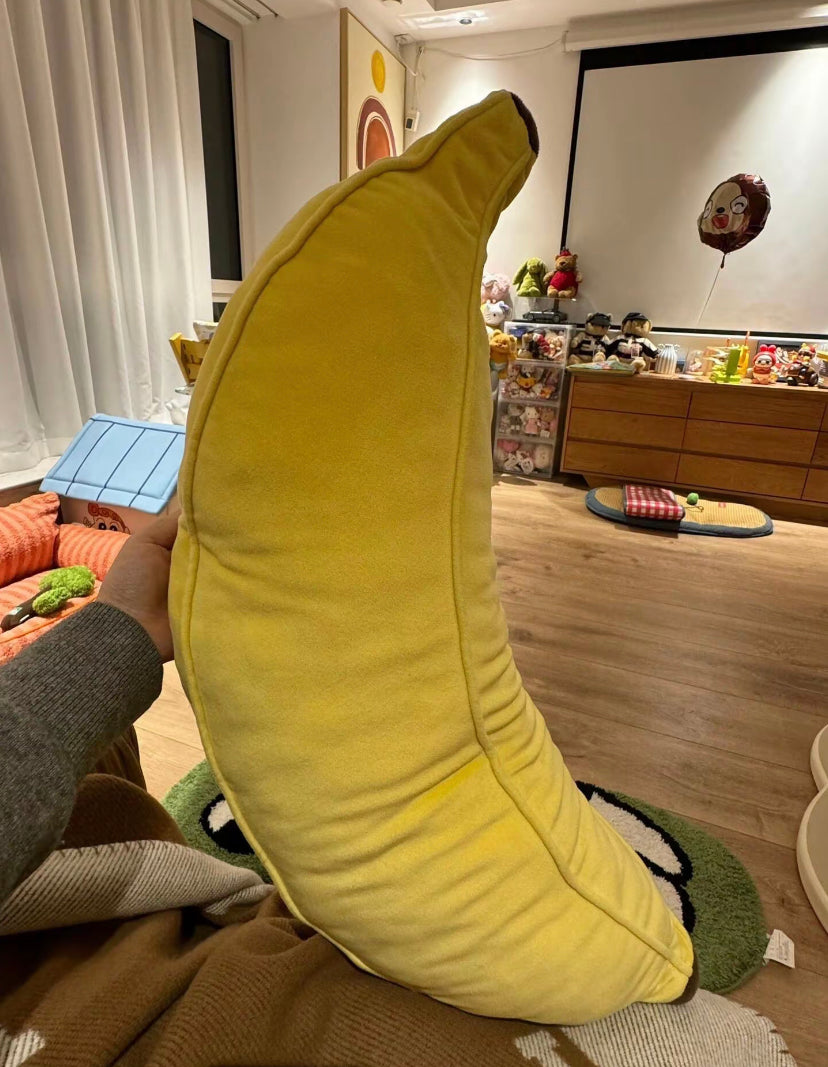 “So Soft!” Banana Plush Pillow | Cute Banana Cushion for Students, Couch & Bedroom
