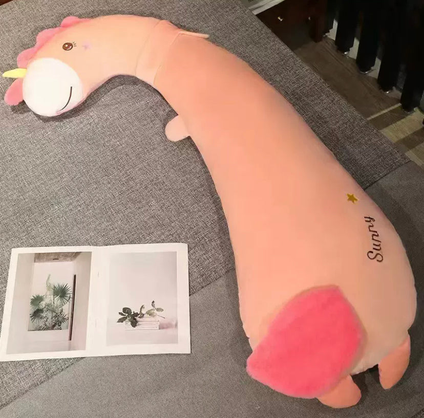 Dinosaur Plush Body Pillow – Soft Hugging Pillow for Sleeping, Napping & Relaxing