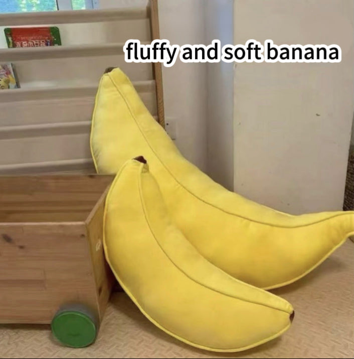 “So Soft!” Banana Plush Pillow | Cute Banana Cushion for Students, Couch & Bedroom